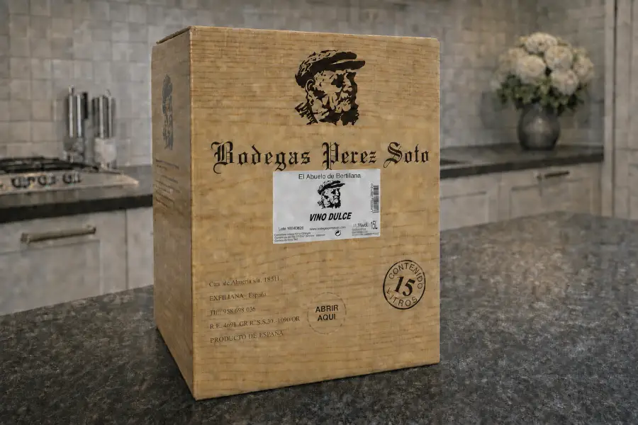 Vino Dulce Bag in Box de 15 Litros