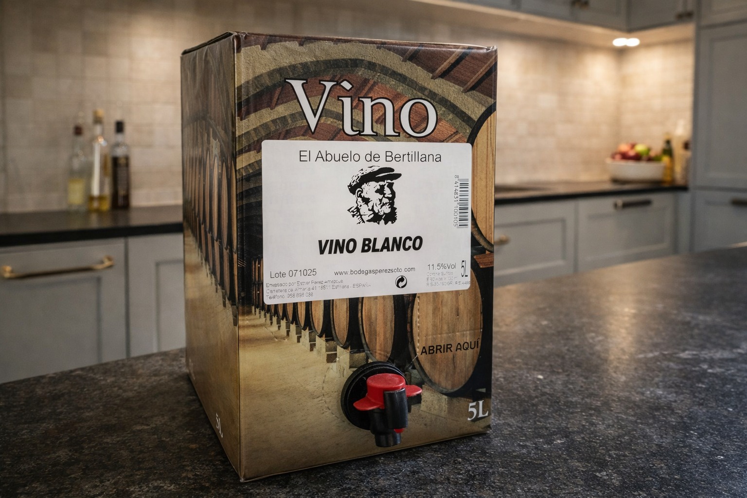 Vino Blanco Bag in Box 5 Litros