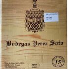 Vino Variedad Palo Cortao Baginbox 15 litros