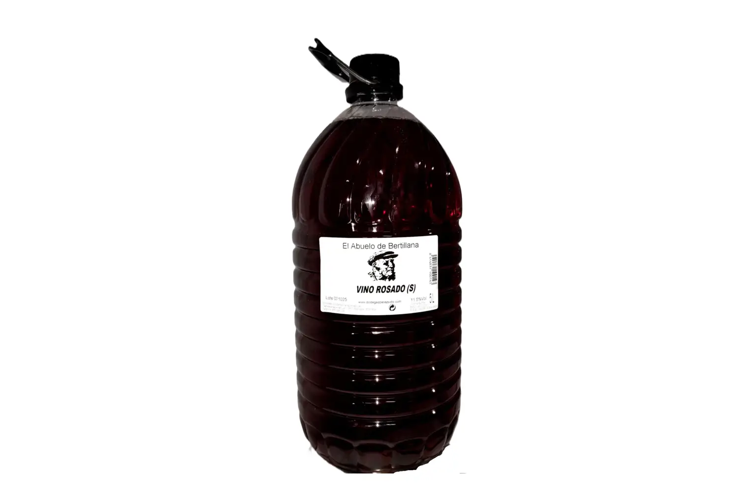 Vino Rosado Semi Dulce Garrafa 5 Litros