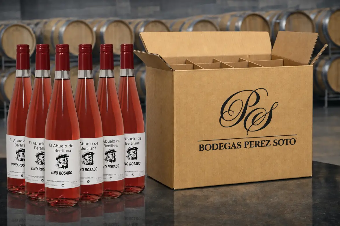 Vino Rosado Caja de 6 Botellas 75 cl.