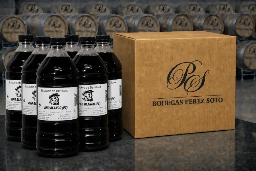 Vino Variedad Palo Cortado Caja de 6 Garrafas 2 Litros
