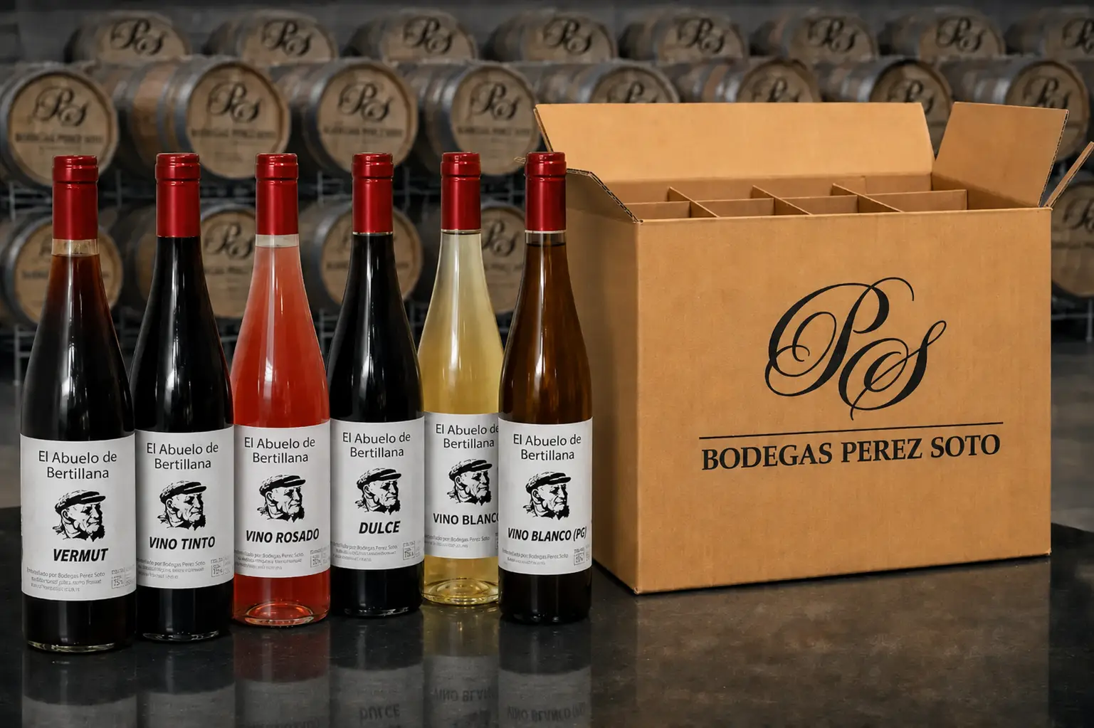 Pack Degustación Caja 6 Botellas 75 cl.