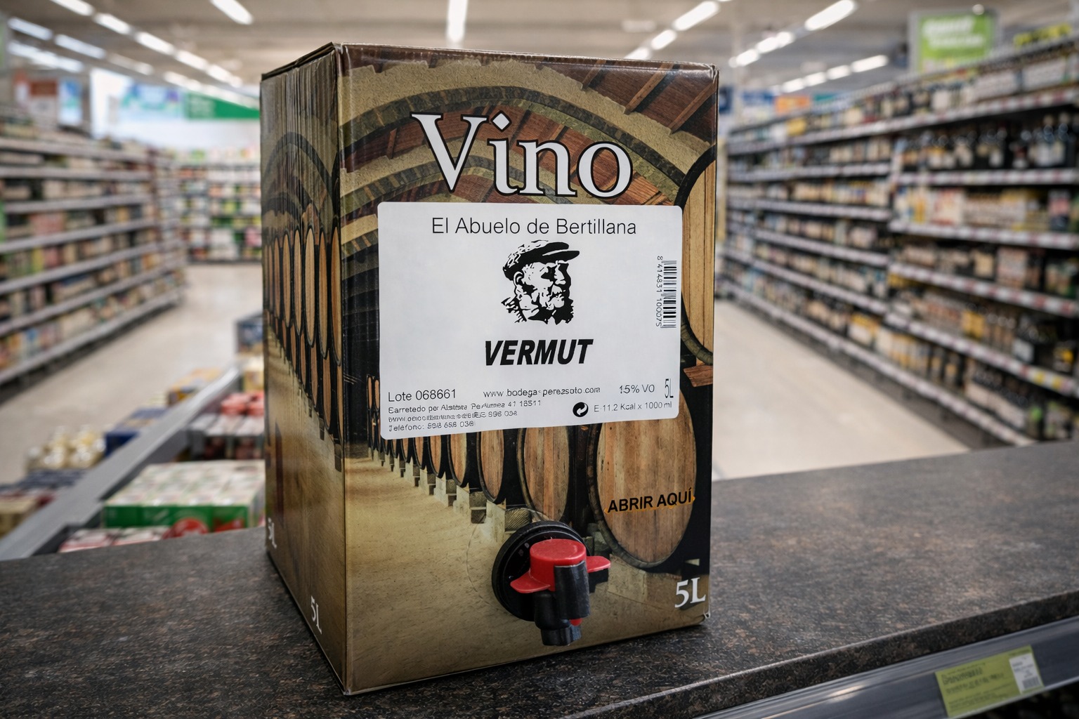 Vermut Bag in Box 5 Litros